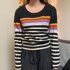 Anthropologie Cozy Striped Sweater